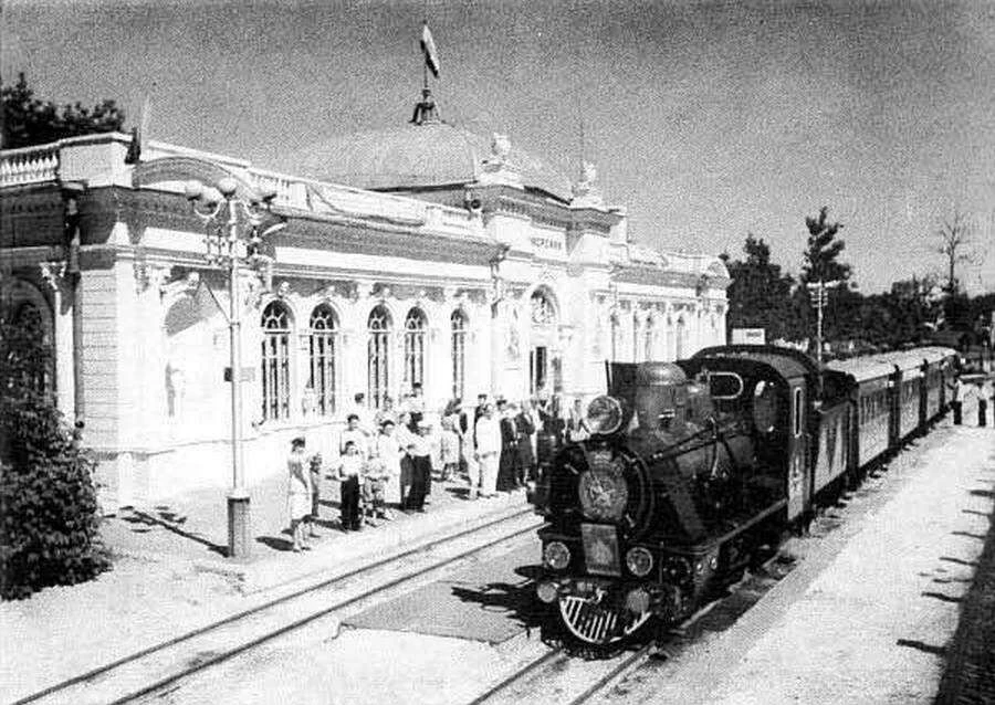 Dnipro Children’s Railway in 1955