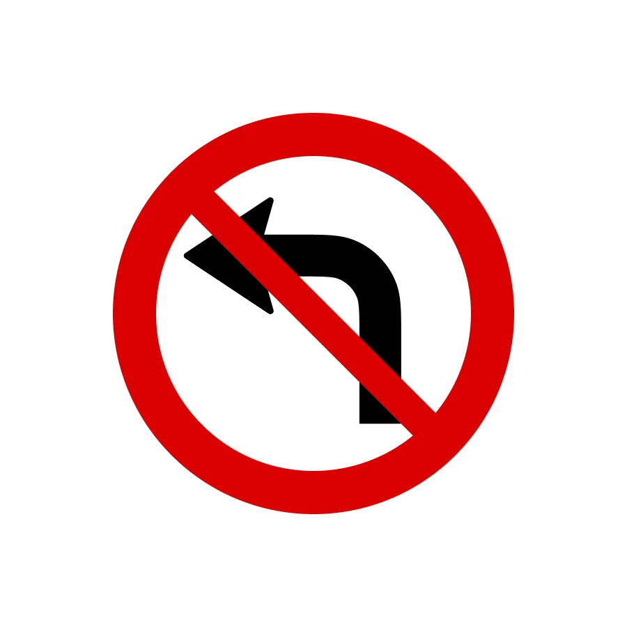 Road sign 3-23