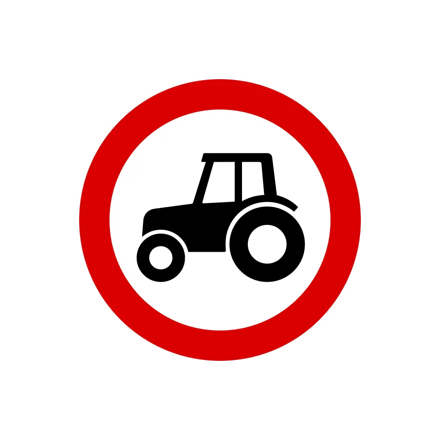 Road sign 3-5