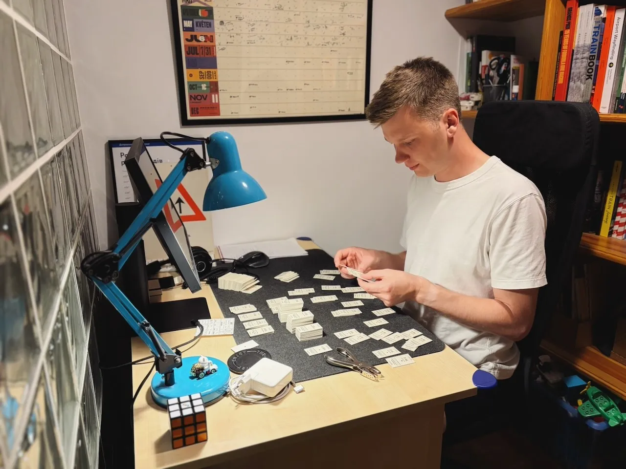 Photo of me sorting