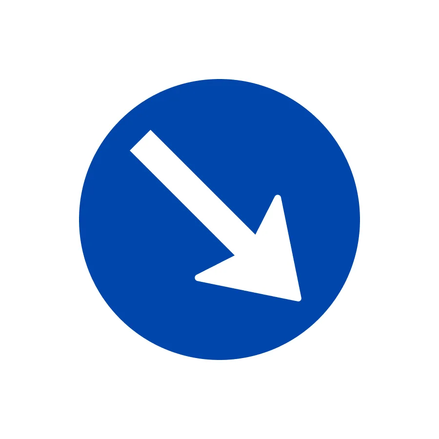 Road sign 4-7