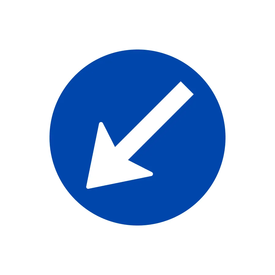 Road sign 4-8